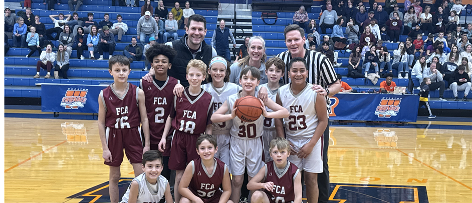 FCA Basketball - Halftime at Wheaton College Hoops